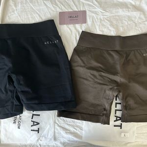 HELLAT V-back biker shorts